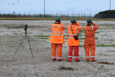 Bart Tim and Wes at Barrow Gas Terminal 472